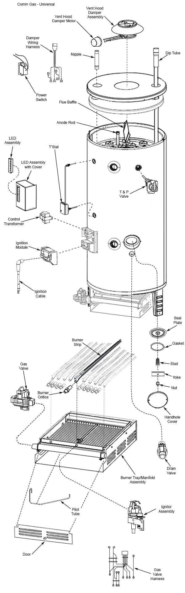 rheem tankless parts diagram rheem tankless parts diagram