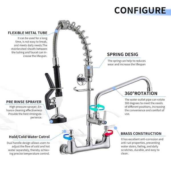 commercial faucet parts diagram