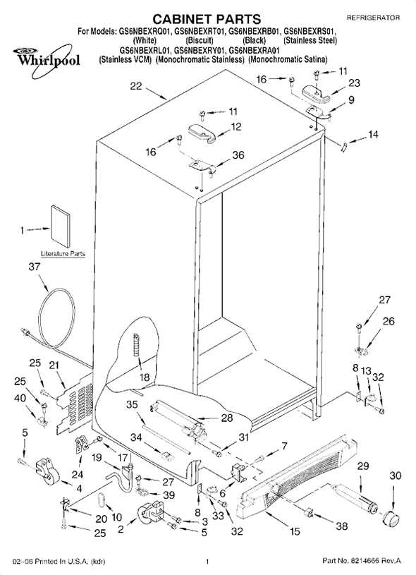 whirlpool side by side refrigerator parts diagram whirlpool side by side refrigerator parts diagram