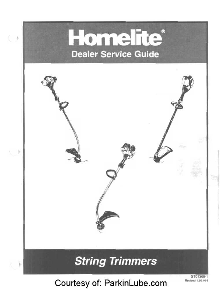 homelite string trimmer parts diagram