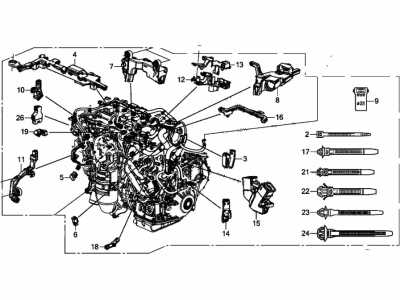 honda navi parts diagram