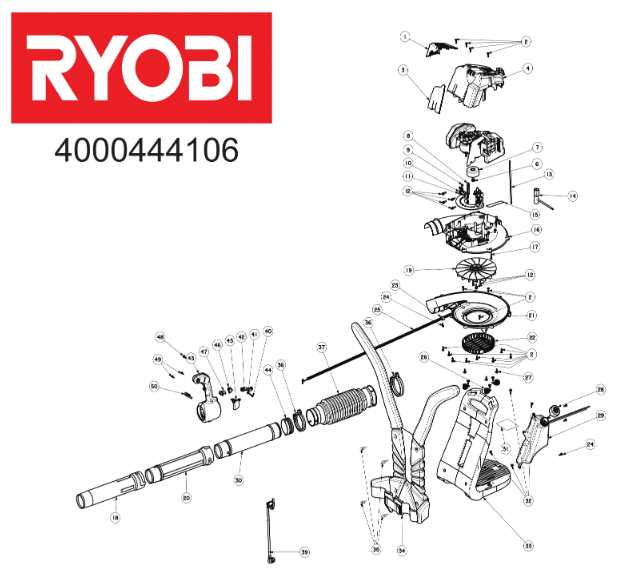 ryobi 40v trimmer parts diagram ryobi 40v trimmer parts diagram