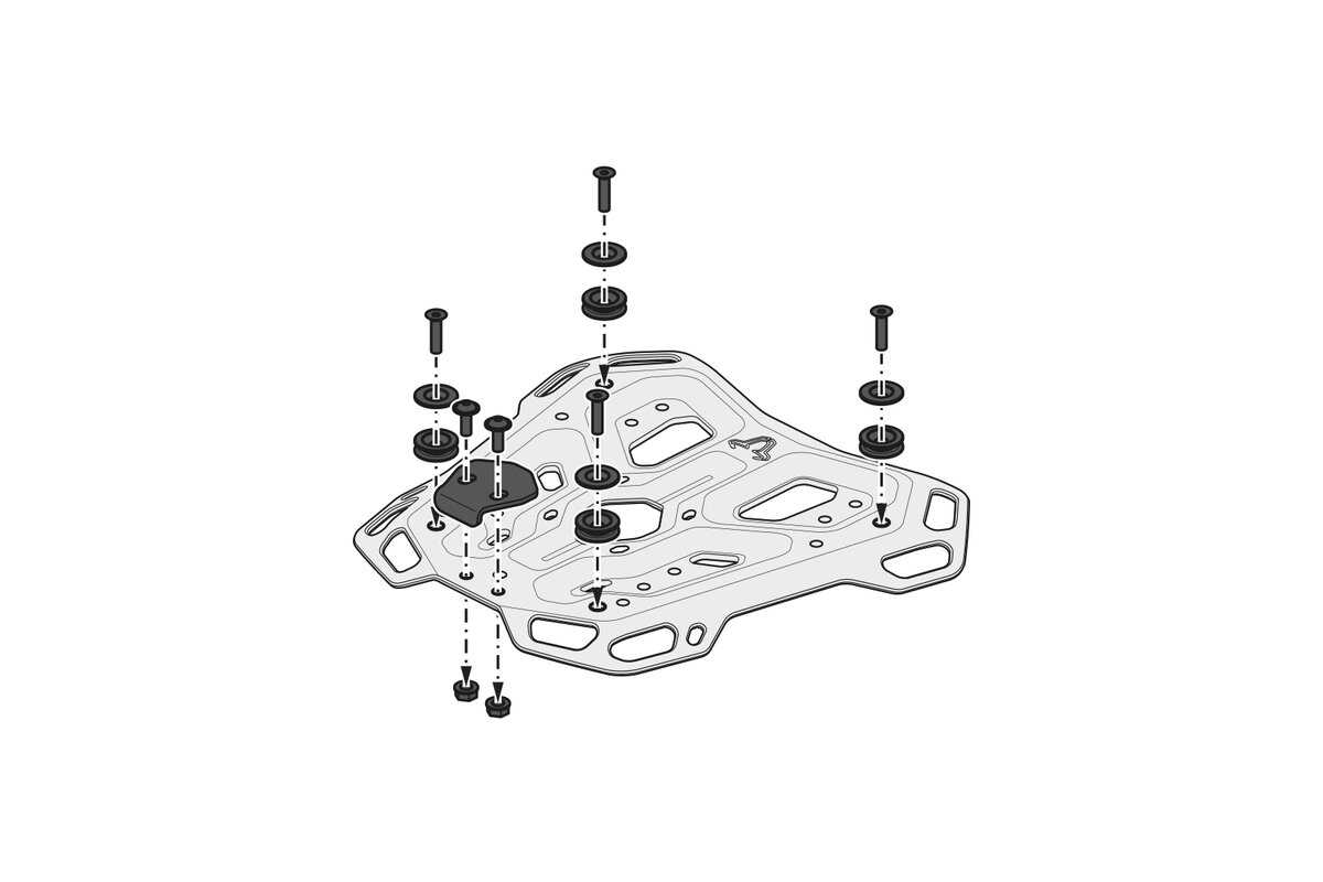 2012 dl650 oem luggage rack parts diagram