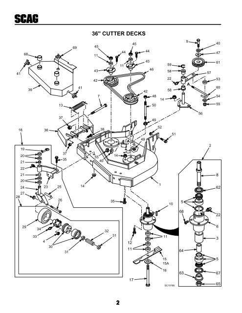 scag freedom z parts diagram