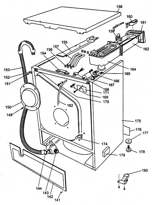 ge top load washing machine parts diagram