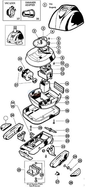 shark rotator parts diagram