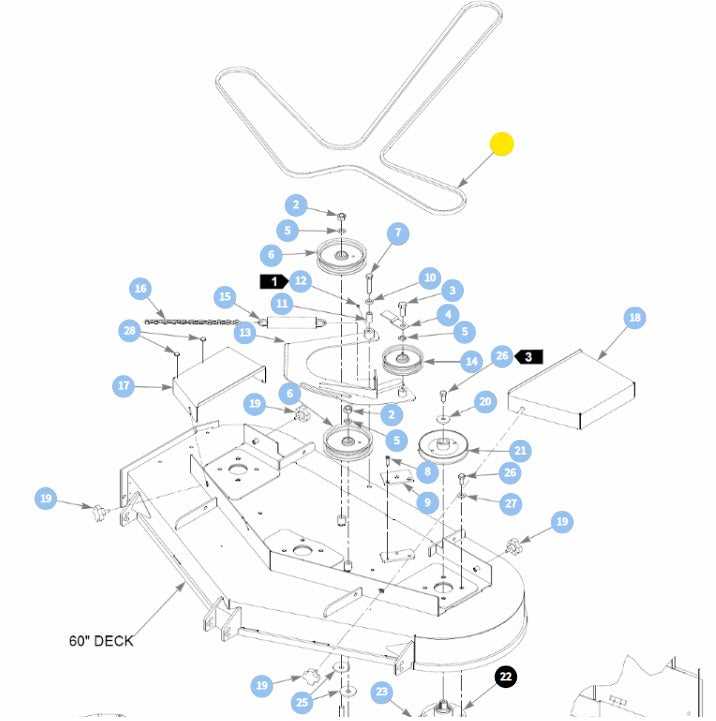 simplicity mower deck parts diagram