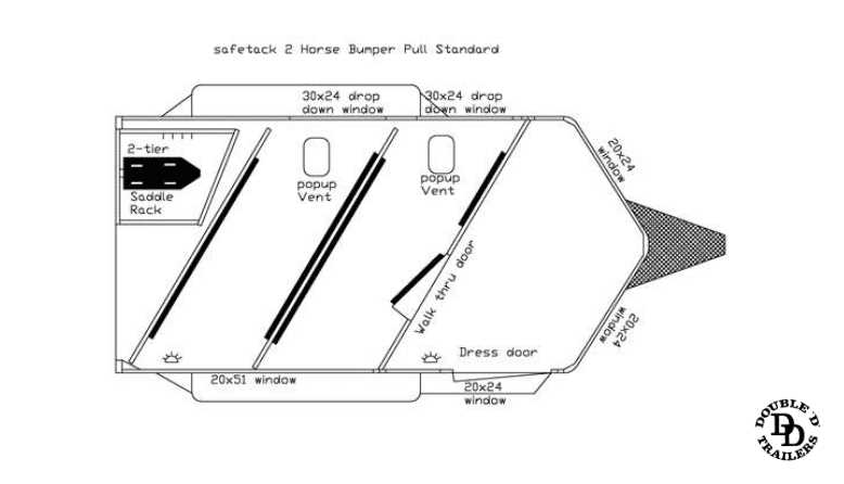 horse trailer parts diagram