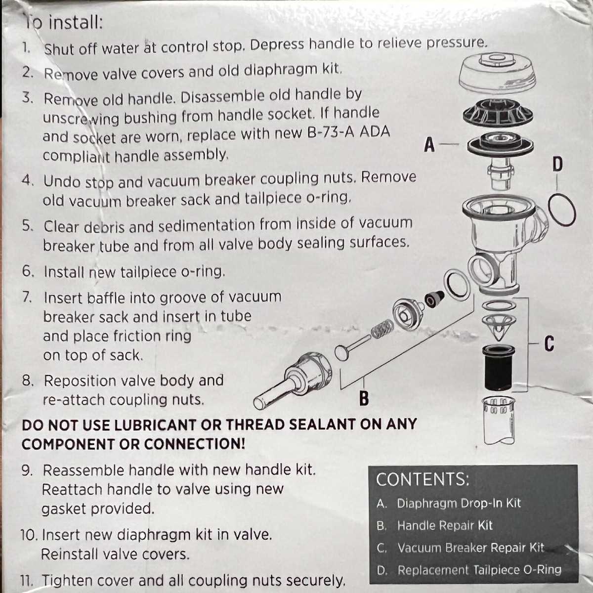sloan valve parts diagram sloan valve parts diagram