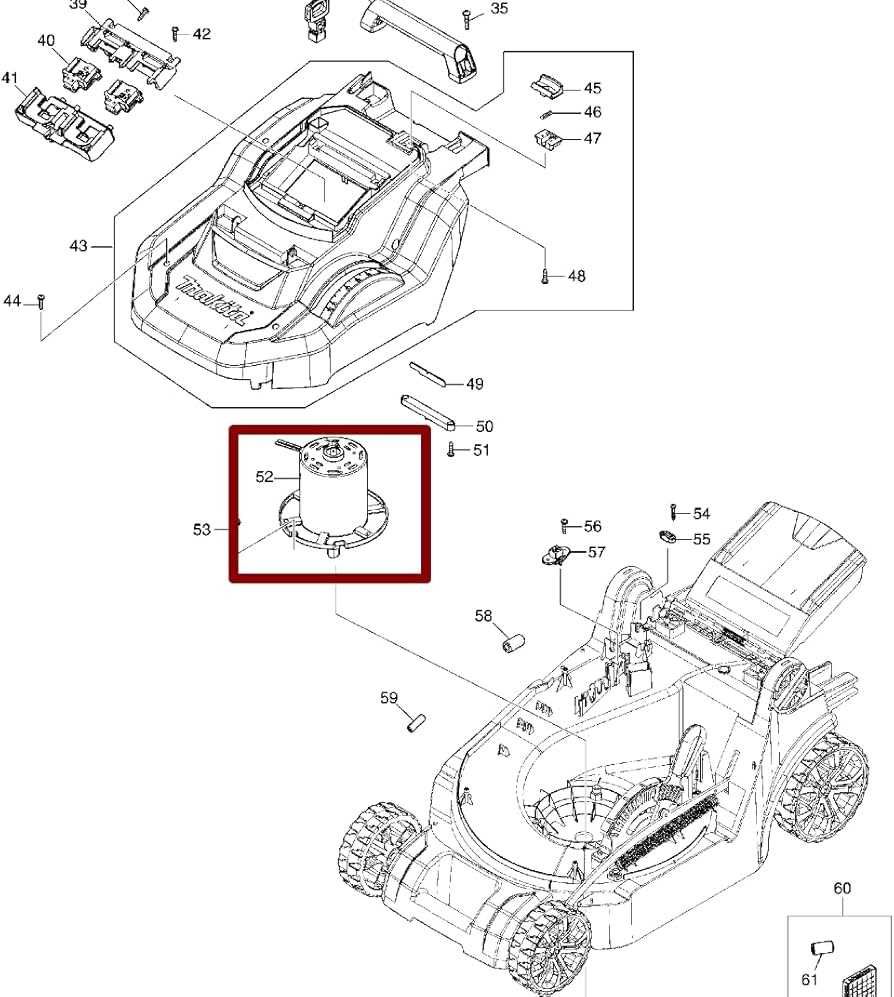 snapper push mower parts diagram