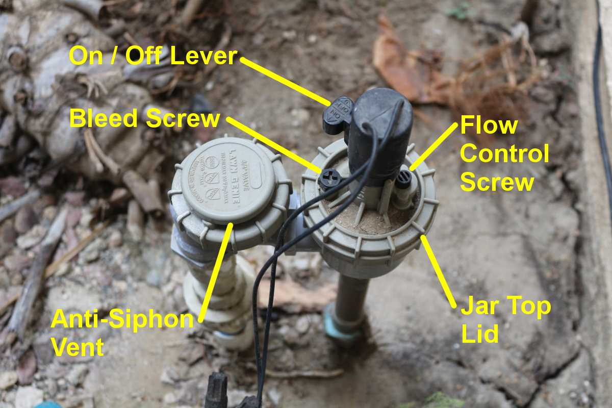 sprinkler system parts diagram sprinkler system parts diagram