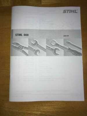 stihl 009l parts diagram