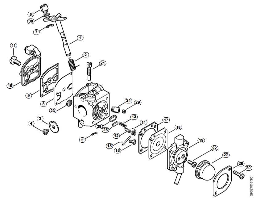 stihl blower parts diagram