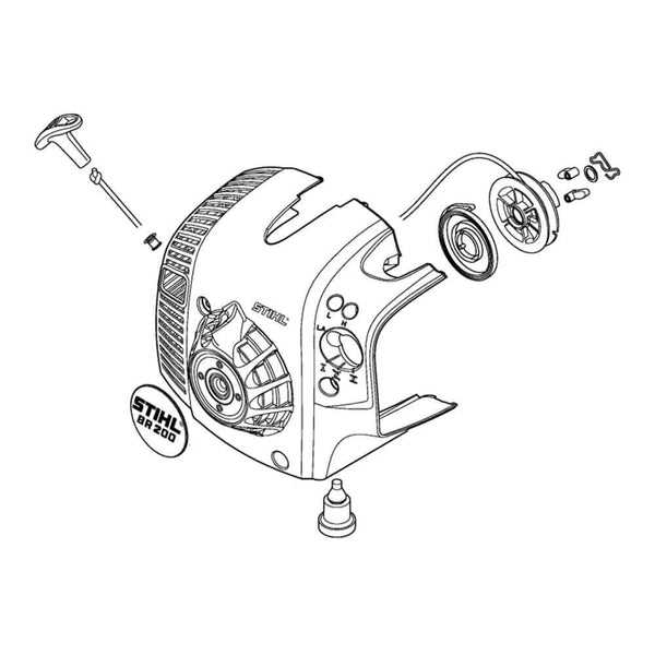 stihl br 350 parts diagram stihl br 350 parts diagram