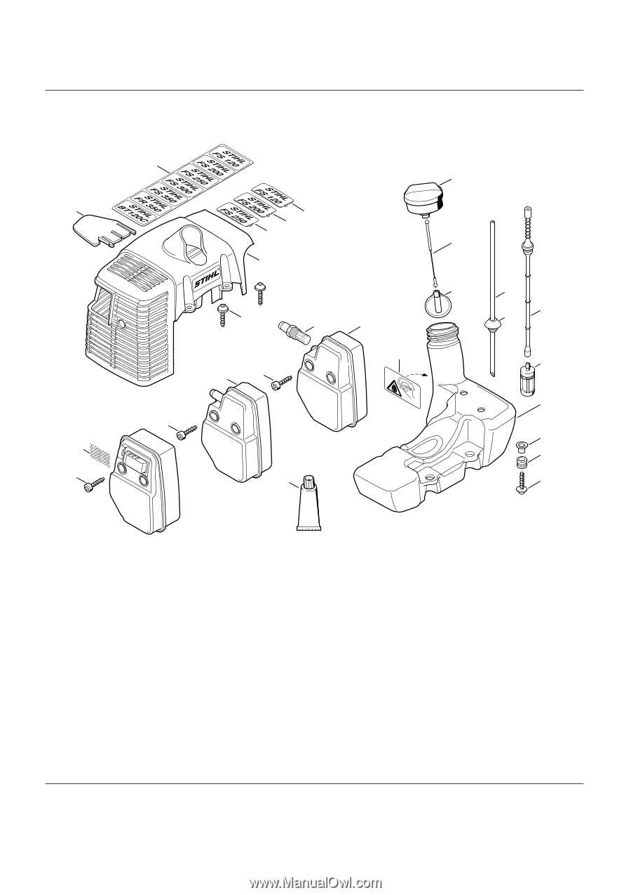 stihl fs250r parts diagram