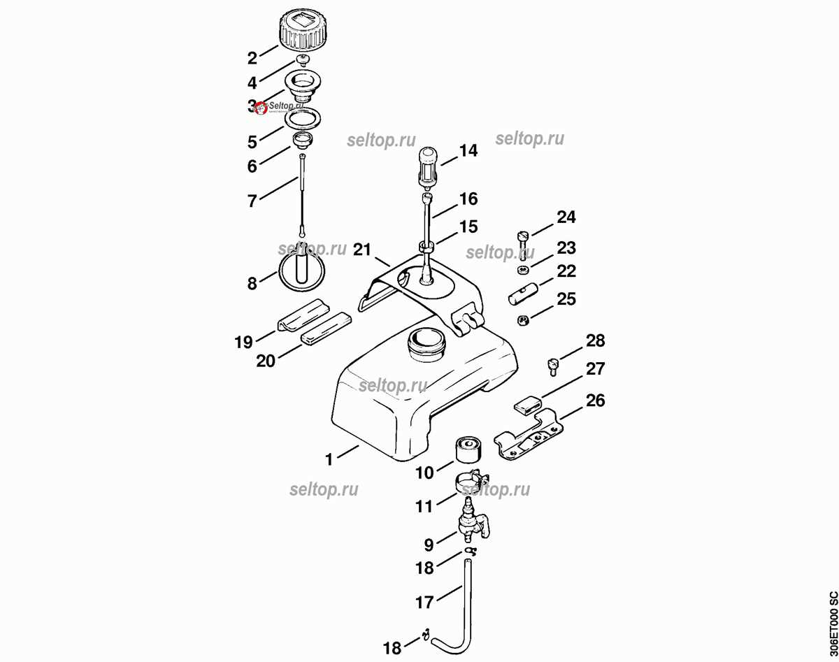 stihl fs90 parts diagram
