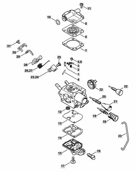 stihl ms 201 tc parts diagram