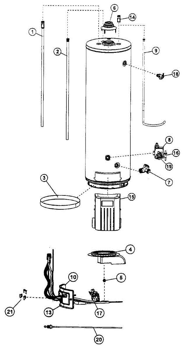 gas hot water heater parts diagram gas hot water heater parts diagram
