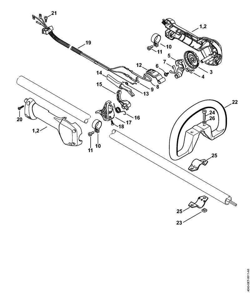 stihl hedge trimmer parts diagram stihl hedge trimmer parts diagram
