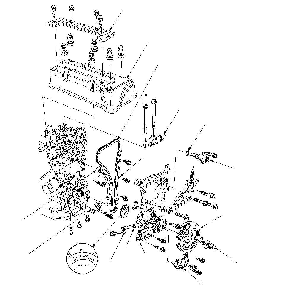 honda civic engine parts diagram