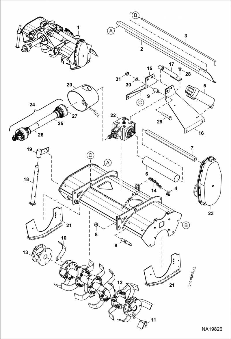tiller parts diagram tiller parts diagram