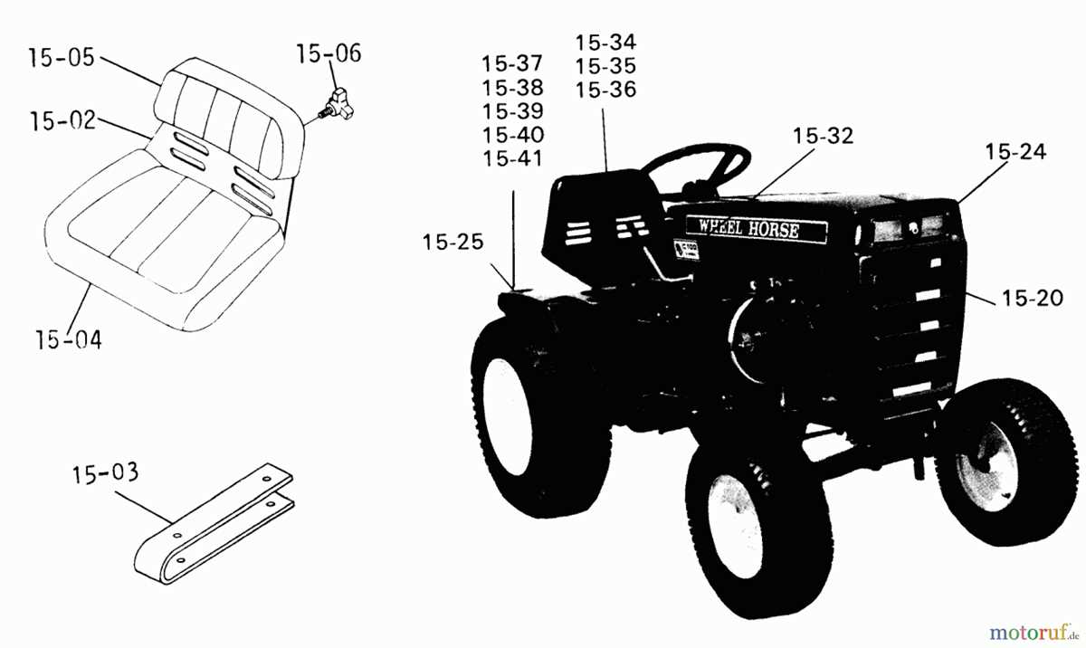 toro wheel horse 8 25 parts diagram