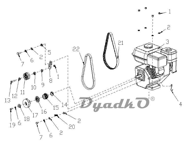 troy bilt horse tiller parts diagram