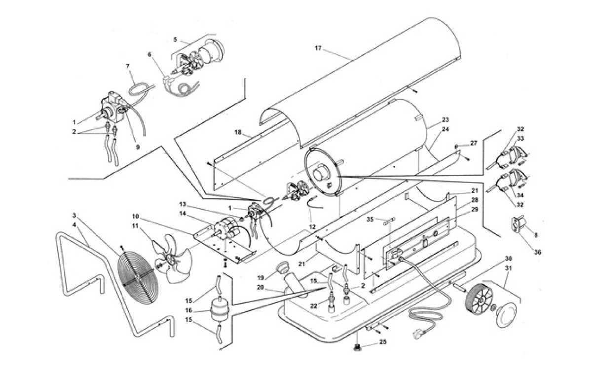 reddy heater parts diagram