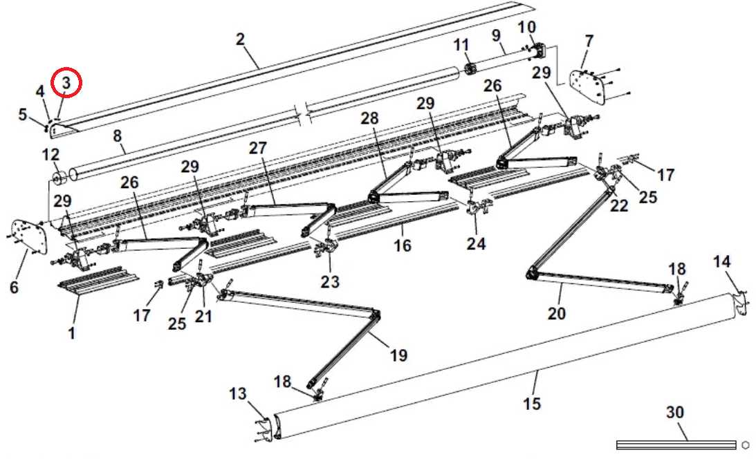 sunsetter awning parts diagram sunsetter awning parts diagram