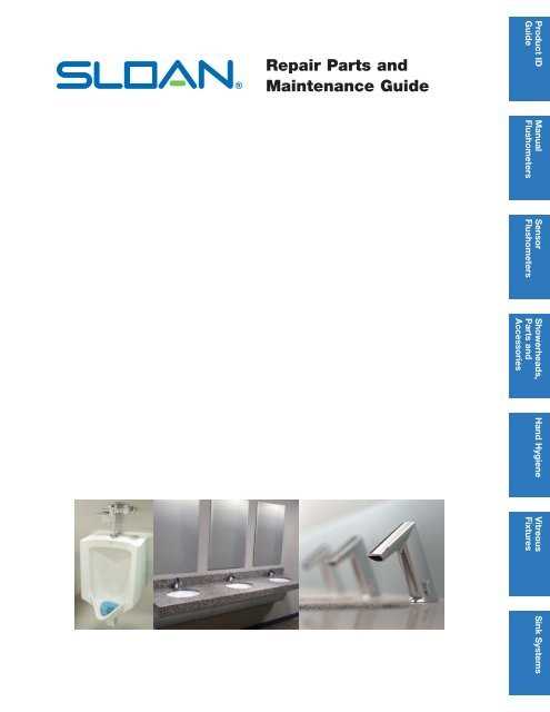 sloan parts diagram