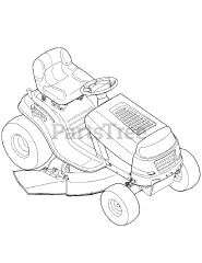 huskee riding mower parts diagram