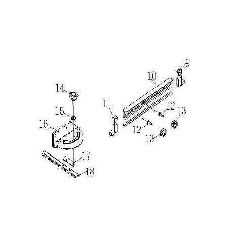 craftsman table saw parts diagram