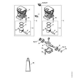 stihl ms180c parts diagram