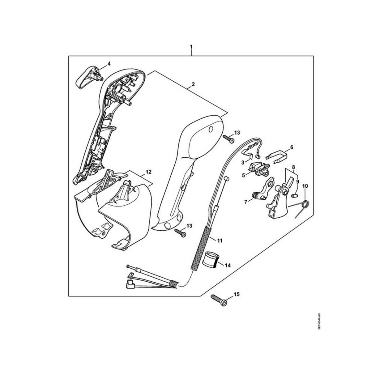 stihl blower parts diagram