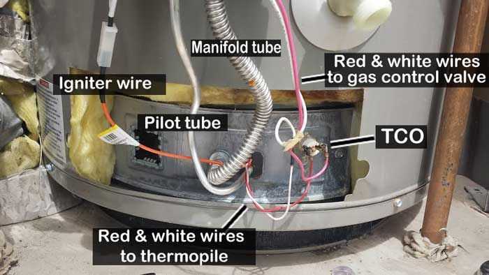 water heater parts diagram