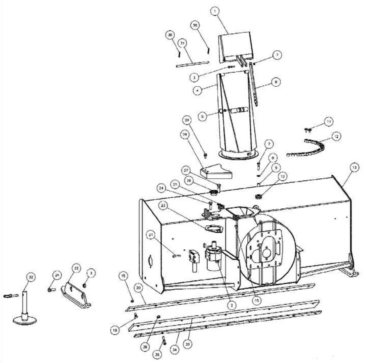 snow blower parts diagram snow blower parts diagram