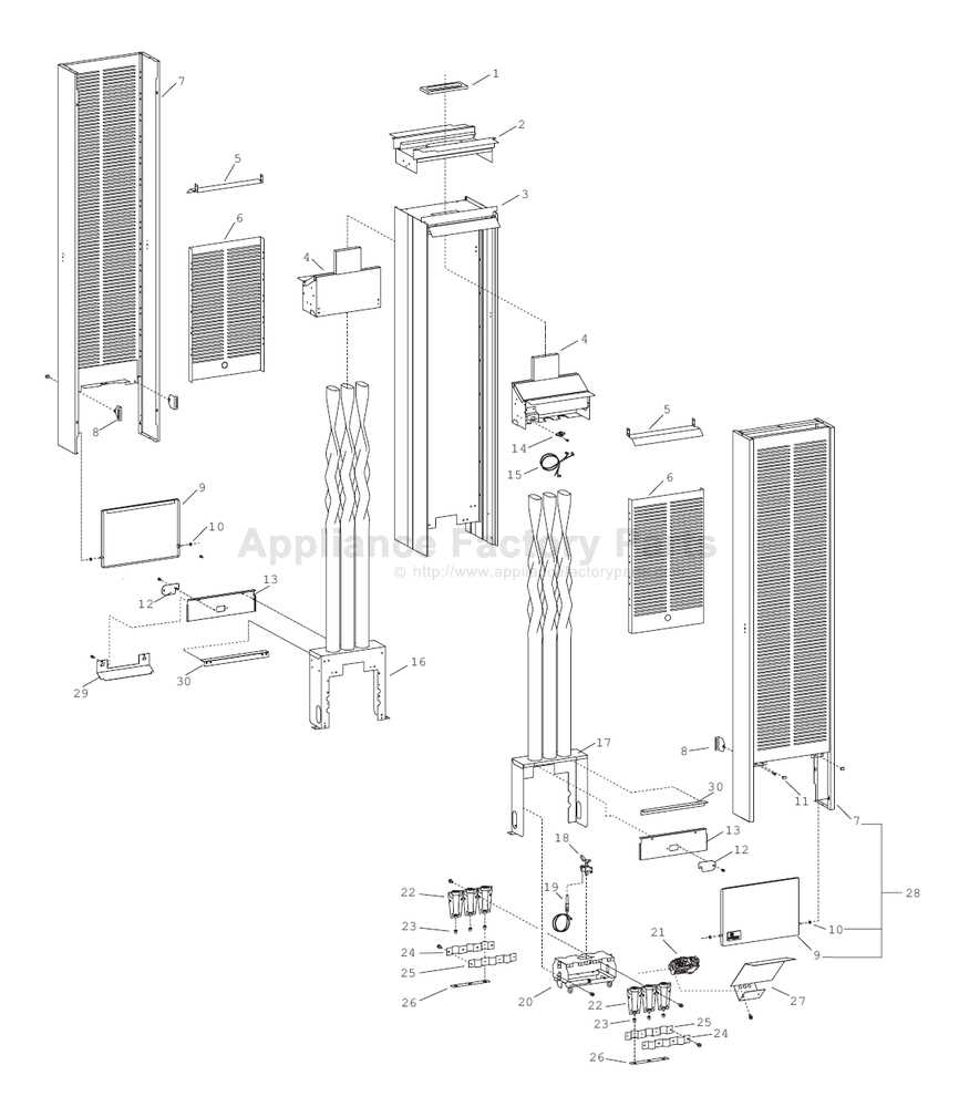 williams wall furnace parts diagram williams wall furnace parts diagram