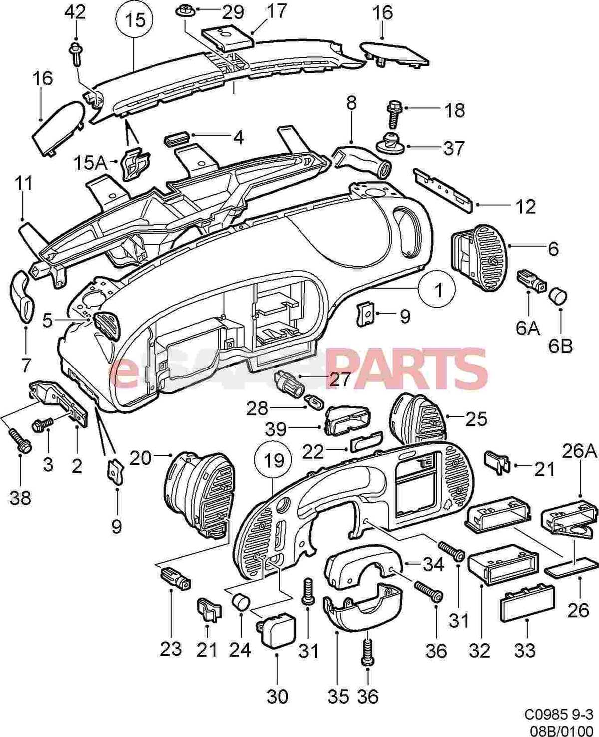 car interior parts diagram car interior parts diagram
