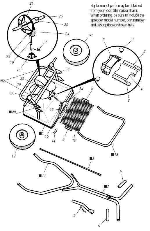 wright stander x parts diagram