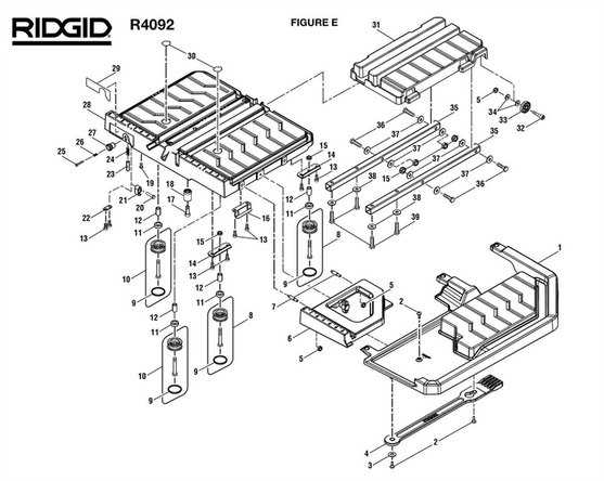 ridgid tile saw parts diagram ridgid tile saw parts diagram