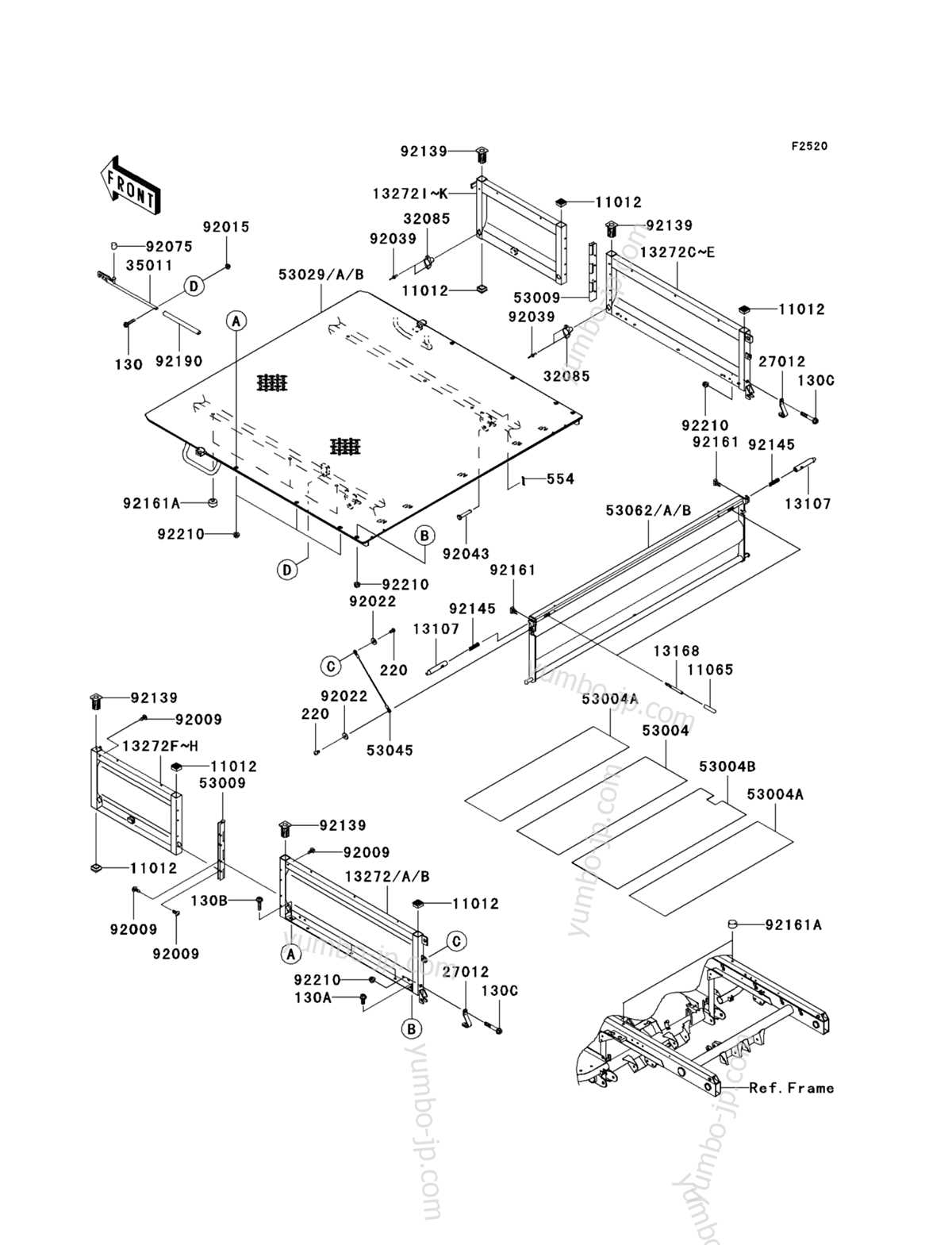 kawasaki mule 4010 parts diagram