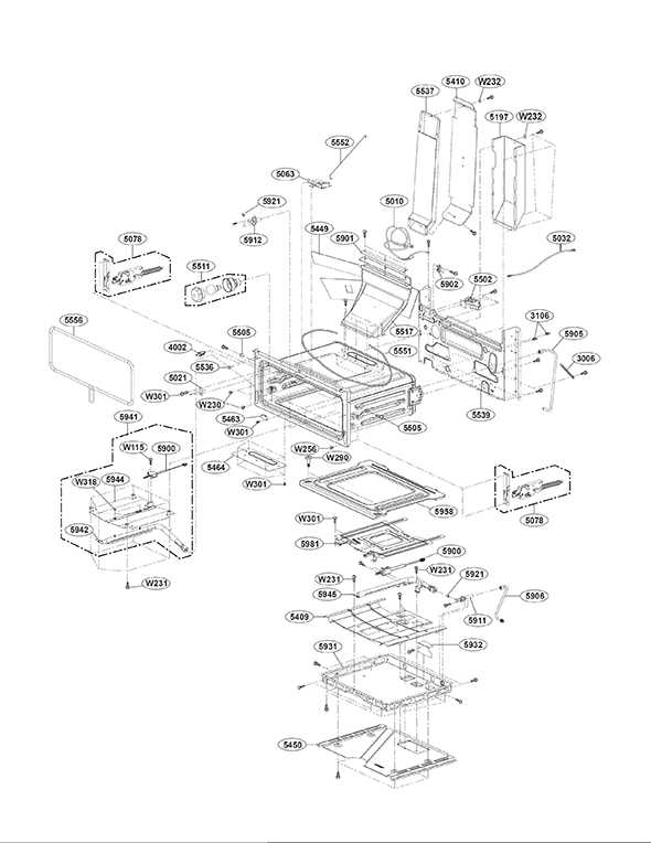 lg oven parts diagram