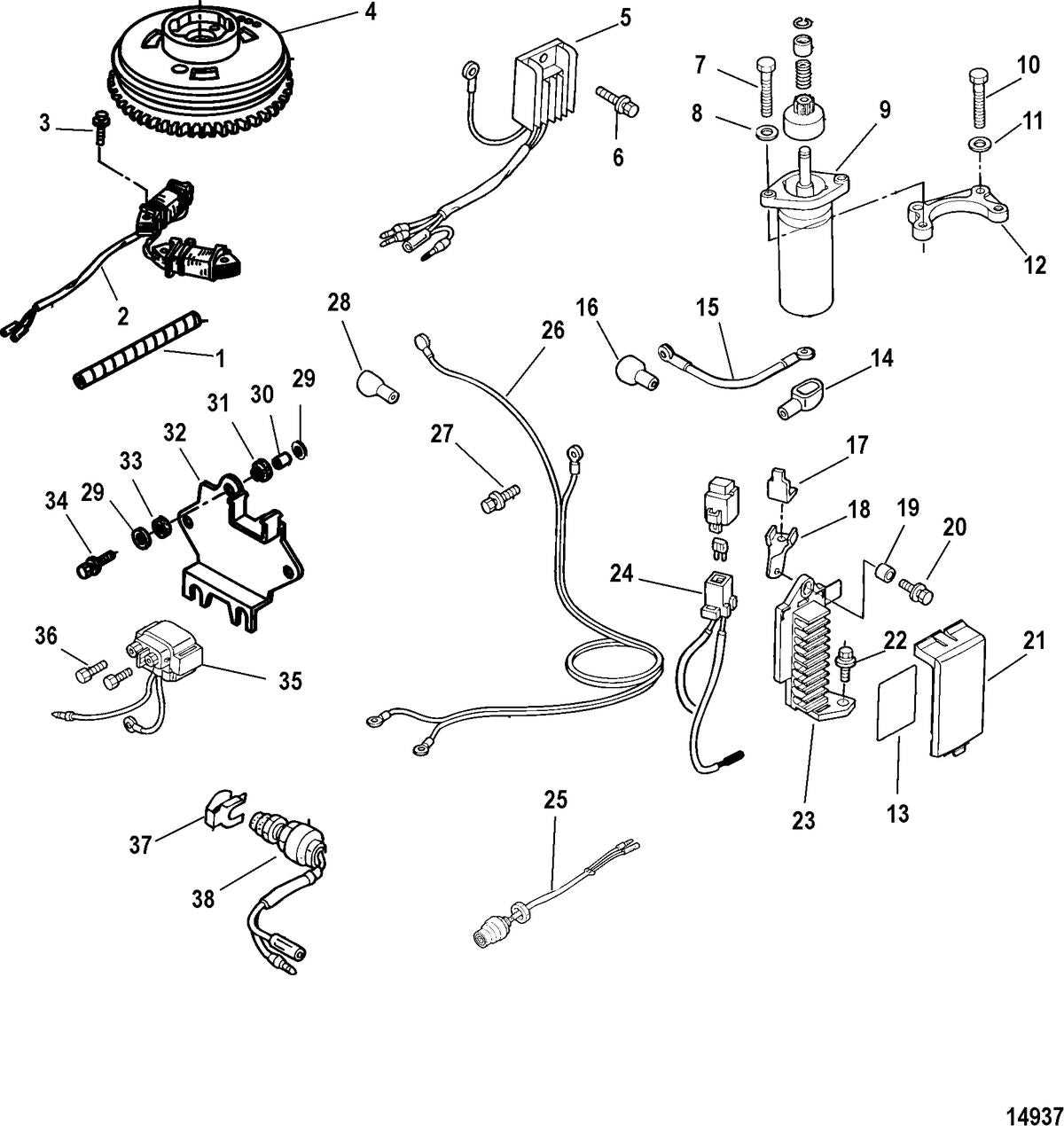 mercury 9.9 parts diagram