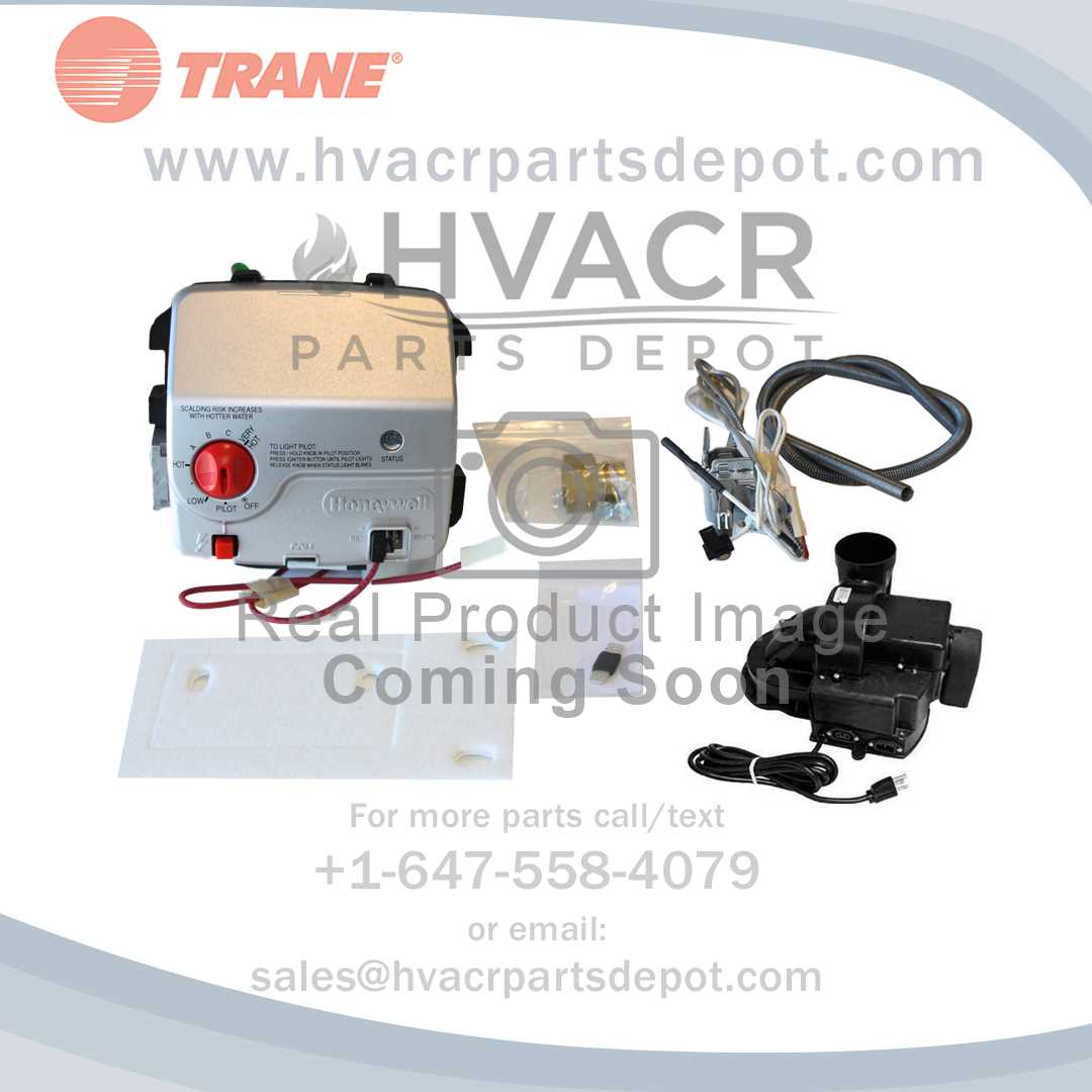 trane furnace parts diagram