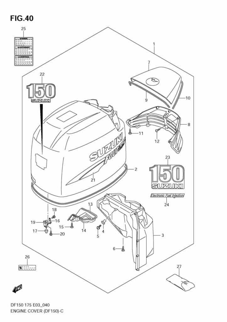 yamaha 150 outboard parts diagram yamaha 150 outboard parts diagram