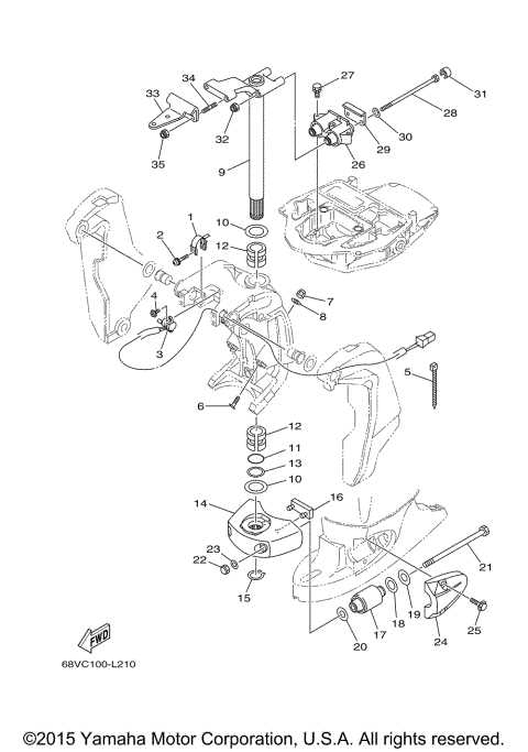yamaha f115 parts diagram