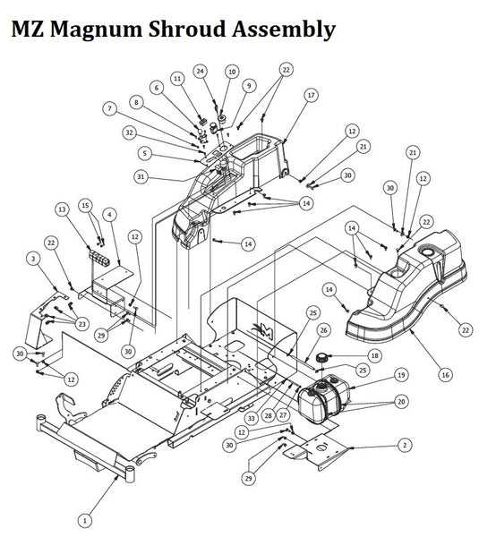 bad boy mz magnum parts diagram