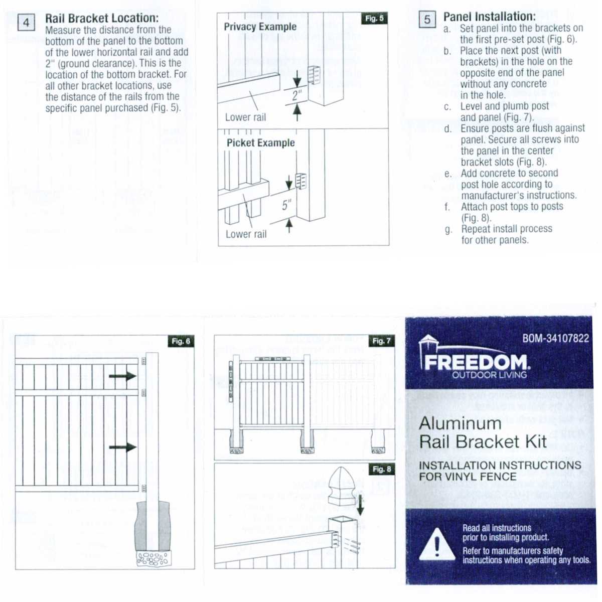 vinyl fence parts diagram