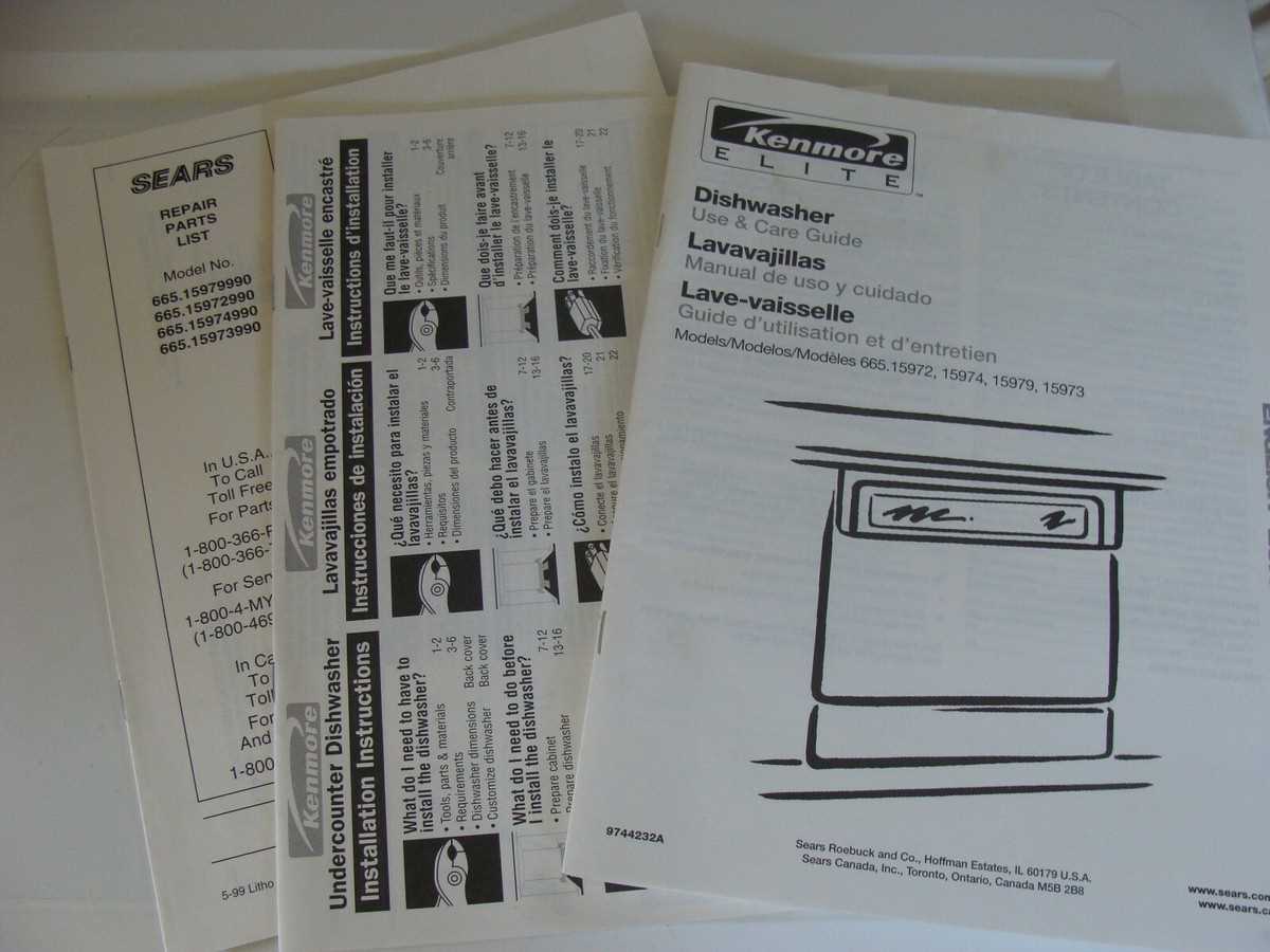 kenmore elite dishwasher 665 parts diagram