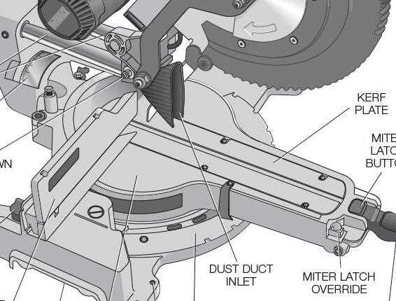dewalt miter saw parts diagram dewalt miter saw parts diagram